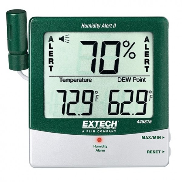 Extech 445815 Hygro-Thermometer Humidity Alert with Dew Point