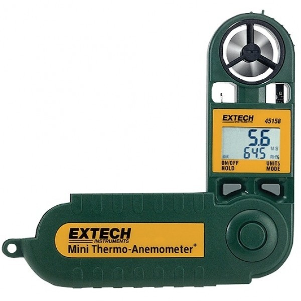 Extech 45158 Mini Thermo-Anemometer with Humidity