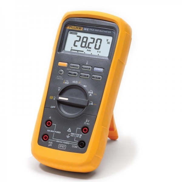 Fluke 27 II และ Fluke 28 II มัลติมิเตอร์รุ่นสมบุกสมบัน กันน้ำกันฝุ่นระดับ IP67