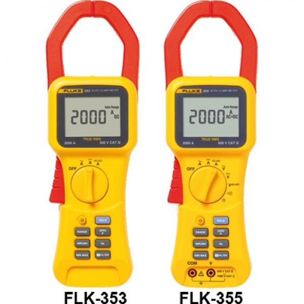 Fluke 350 Series แคลมป์มิเตอร์กระแสสูง 2000 แอมป์ 