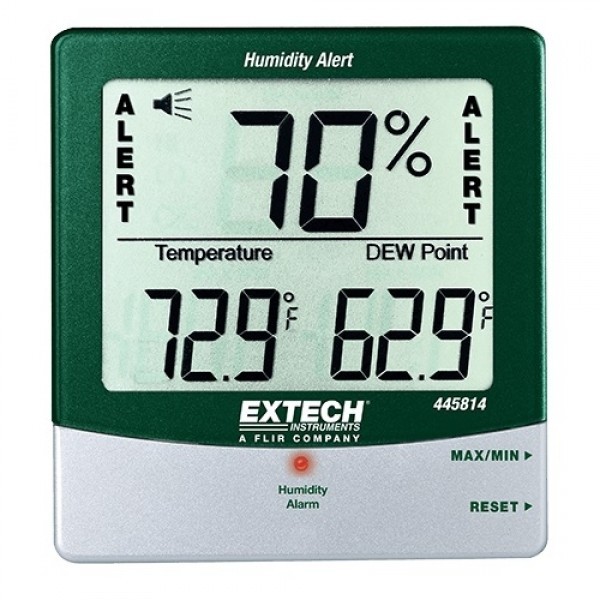 Extech 445814 Hygro-Thermometer Humidity Alert with Dew Point