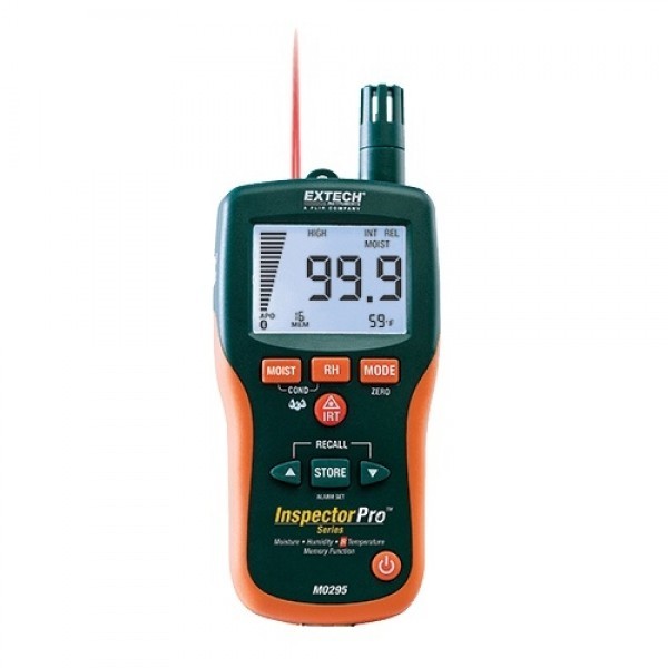 Extech MO295 Pinless Moisture Psychrometer + IR Thermometer