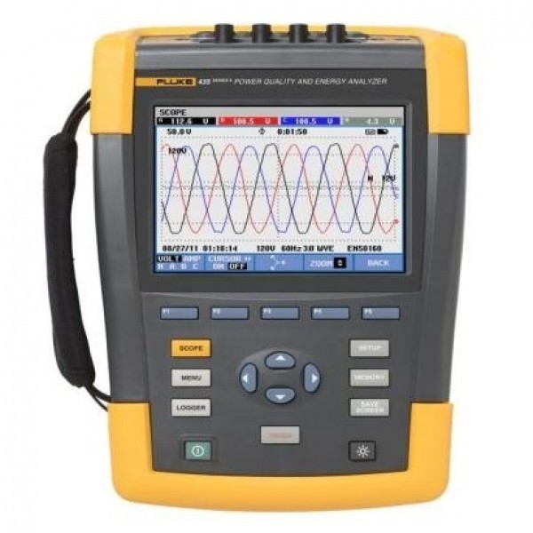 Fluke 434, 435 Series II เครื่องวิเคราะห์การใช้พลังงานและแก้ไขคุณภาพไฟฟ้า 3 เฟส