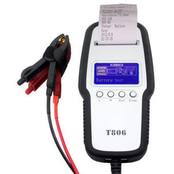 AOK T806 เครื่องทดสอบแบตเตอรี่ความสามารถสูง มีปรินเตอร์รายงานผลในตัว AOK T806 เครื่องทดสอบแบตเตอรี่ความสามารถสูง มีปรินเตอร์รายงานผลในตัว