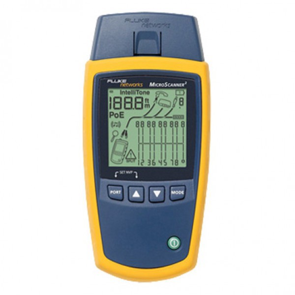 Fluke Network MicroScanner² เครื่องทดสอบสายสัญญาณอัจฉริยะ