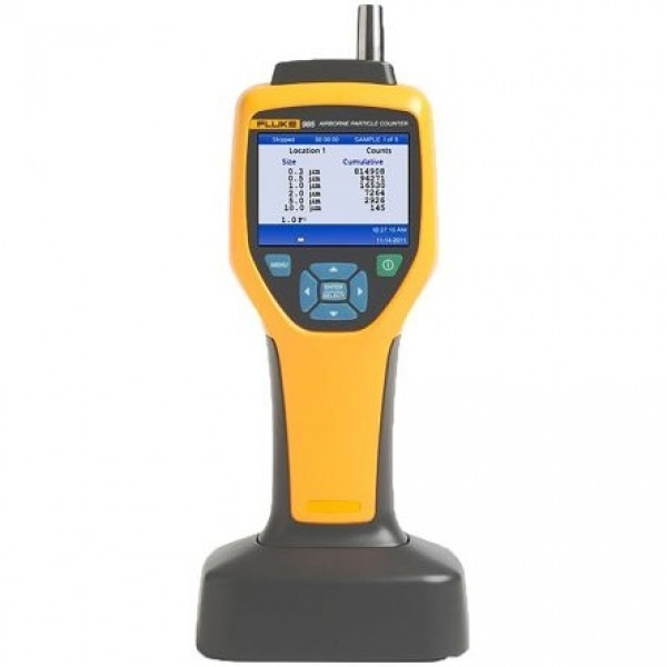 Fluke 985 Particle Counter delivers high accuracy, lightweight, rugged device