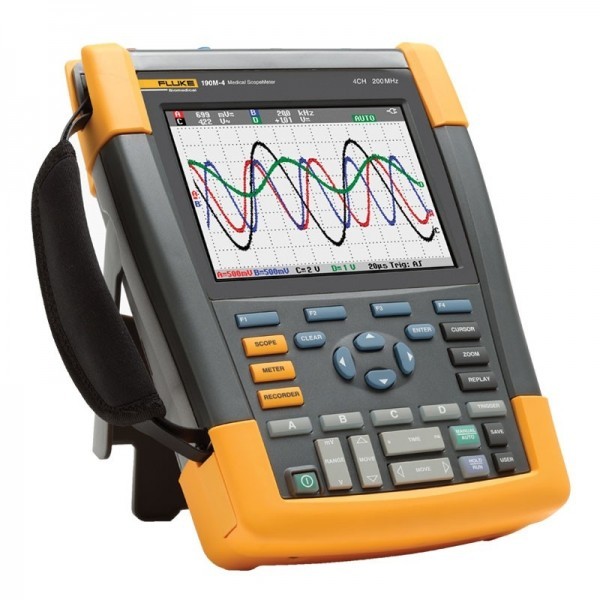 Fluke 190-504 ScopeMeter® 500 MHz 4 Channel Portable Oscilloscope 