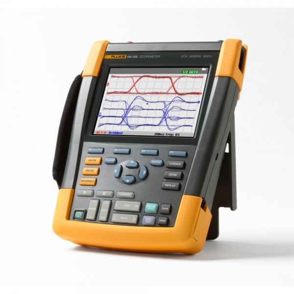 Fluke 190-502 ออสซิลโลสโคปพกพา ขนาด 500 MHz 2 แชนเนล