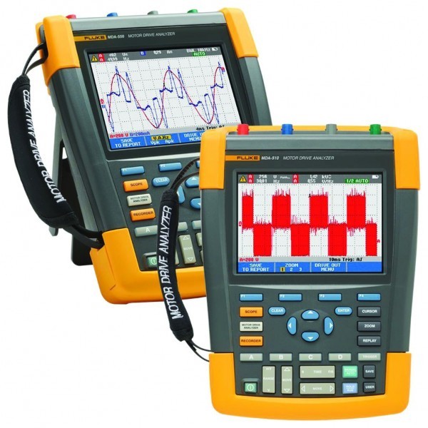 Fluke MDA-510 and MDA-550 Motor Drive Analyzer