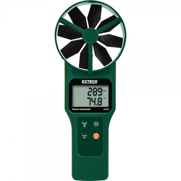 Extech AN300:Large Vane CFM/CMM Thermo-Anemometer