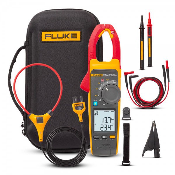 Fluke 377 FC, 378 FC True-RMS AC/DC แคลมป์มิเตอร์ พร้อม iFlex